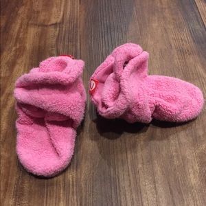 Zutano booties pink size 12 months!